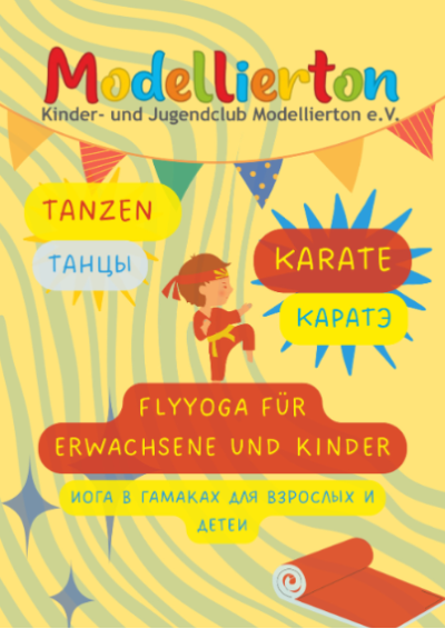 Tanz- und Karatewerbung